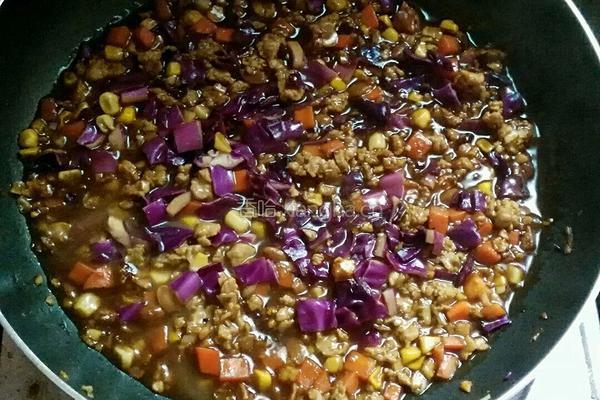 蔬菜肉末拌通心粉的做法图解5