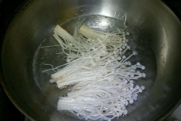 爆炒百叶金针菇的做法图解4