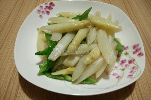素炒白芦笋的做法图解5