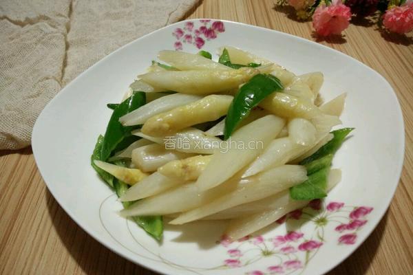 素炒白芦笋的做法图解6