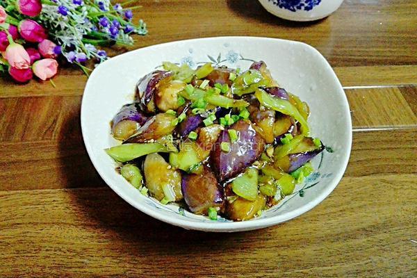 家常红烧茄子的做法图解9