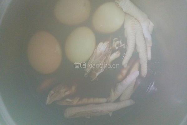 卤蛋鸡爪的做法图解6