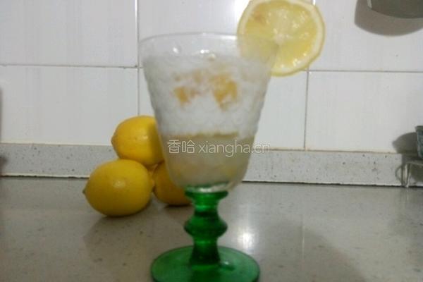 自制柠檬酸奶沙冰的做法图解4