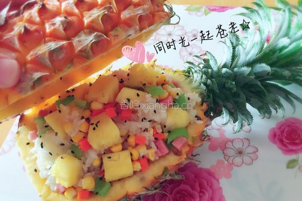 缤纷菠萝饭的做法图解11