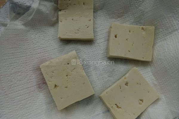 香煎豆腐的做法图解3