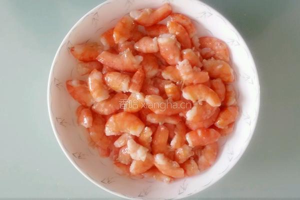 青椒炒虾段的做法图解2
