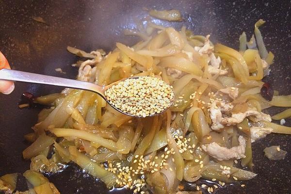 榨菜肉丝的做法图解7