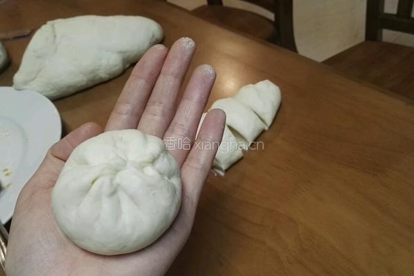 肉包 花卷 麦穗花包的做法图解3