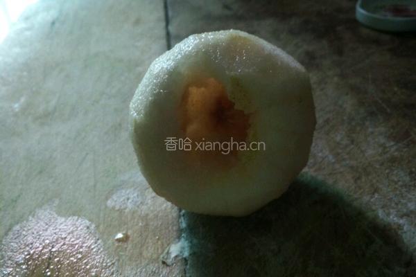 蓝莓蒸梨的做法图解3