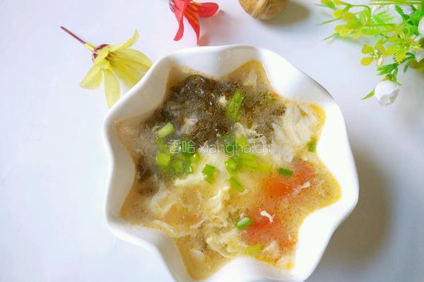 番茄紫菜蛋花汤的做法图解8