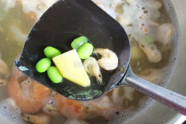 菊花叶咸泡饭的做法图解12