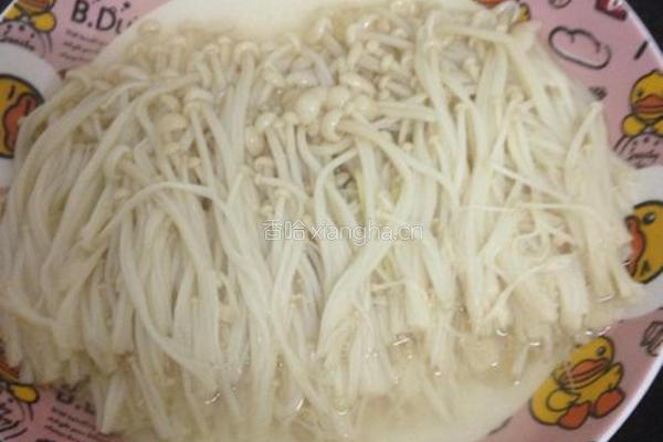 蒸金针菇的做法图解5