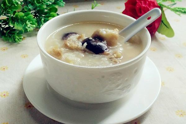 香菇鸡腿粥的做法图解5