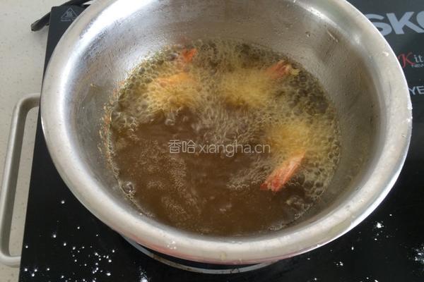 虾仁青椒炒芦笋的做法图解5