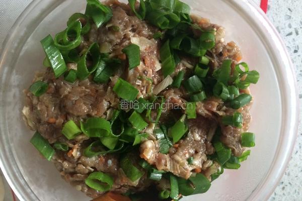 千层香葱牛肉饼的做法图解2