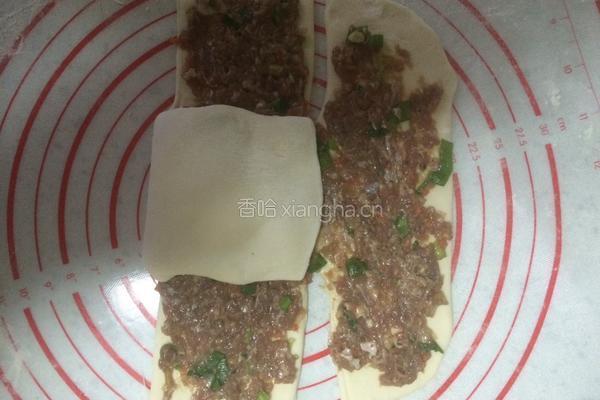 千层香葱牛肉饼的做法图解6