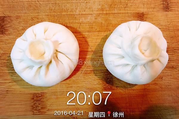 槐花大肉包的做法图解4