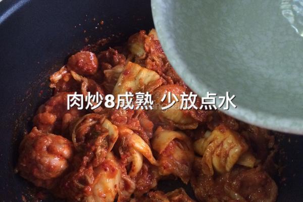 辣白菜汤的做法图解10