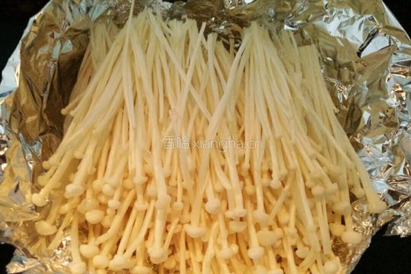 烤金针菇的做法图解3