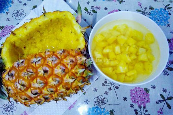 菠萝炒饭的做法图解2