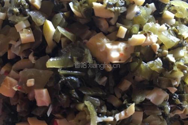 酸菜炒笋的做法图解5