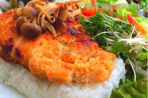 鸡排蔬菜饭的做法图解11
