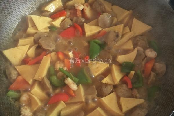虾仁鱼丸咖喱饭的做法图解5