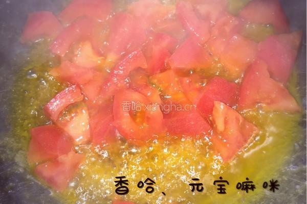 番茄火腿米线（简易版）的做法图解4