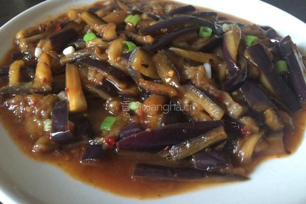 酸辣酱汁茄子的做法图解8
