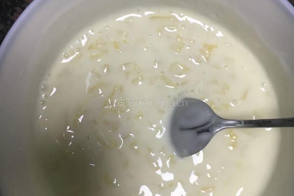 酸奶芒果盆栽与蛋糕芒果酸奶的做法图解4