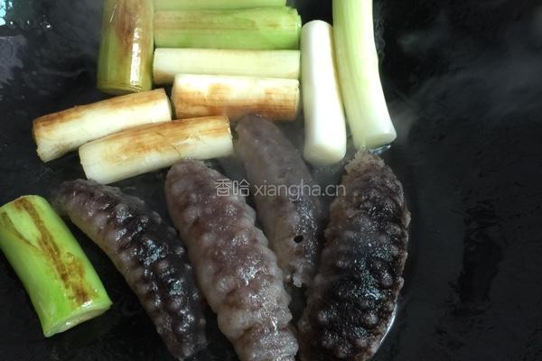 蒜烧海参的做法图解3