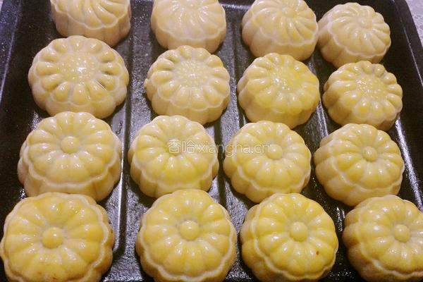 广式豆沙月饼的做法图解12
