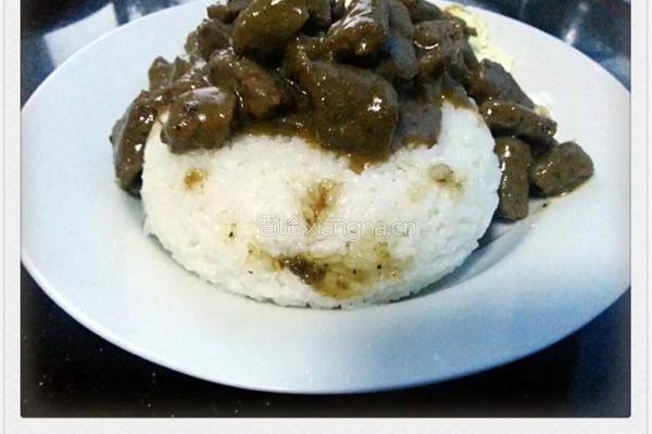 香喷喷的牛肉（牛排）盖浇饭的做法图解13