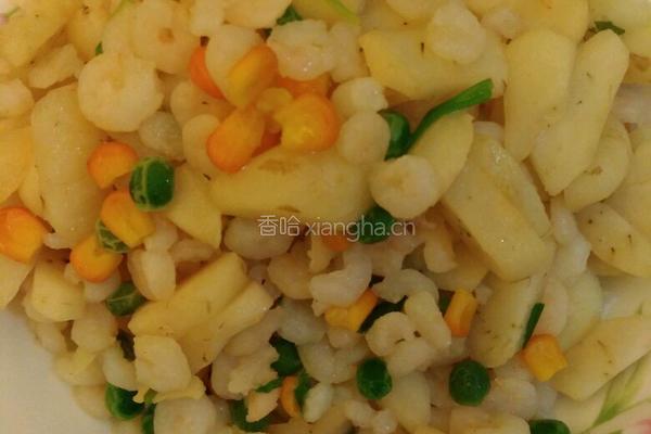 马蹄炒虾仁