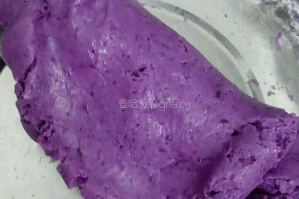 紫薯饼的做法图解3