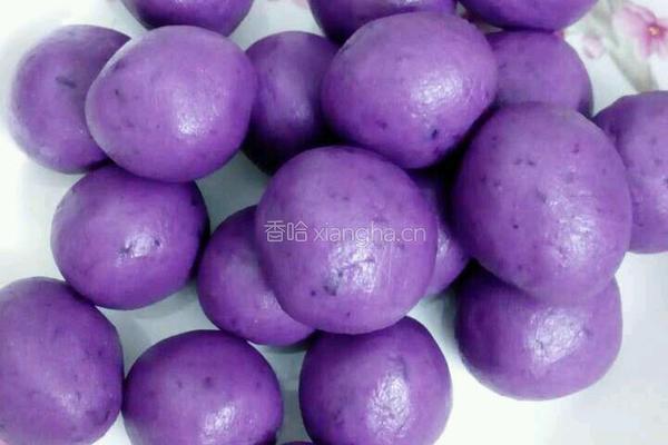 紫薯饼的做法图解4