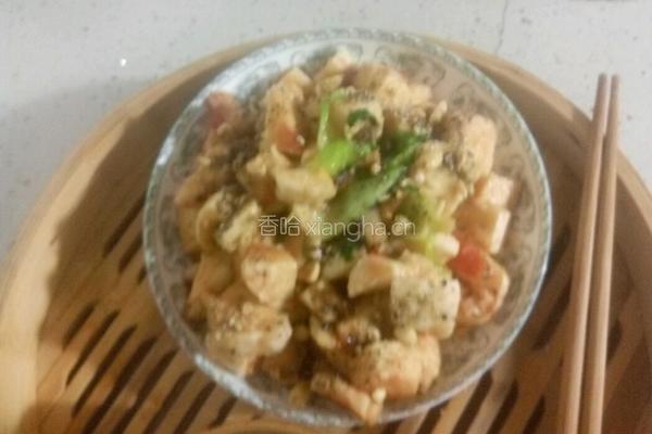 特色风味小吃 炒馍花的做法图解3