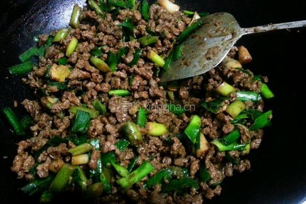 小炒牛肉末的做法图解9