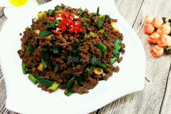 小炒牛肉末的做法图解10