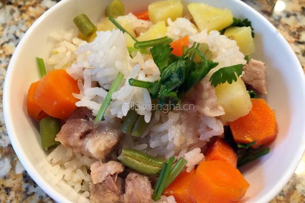 文一Cooking 五彩焖饭的做法图解3