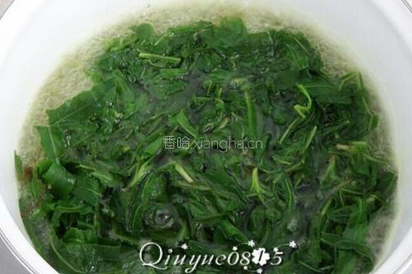 小咸菜拌苦菜的做法图解3