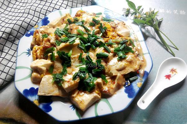 韭菜鸡蛋炒豆腐的做法图解13