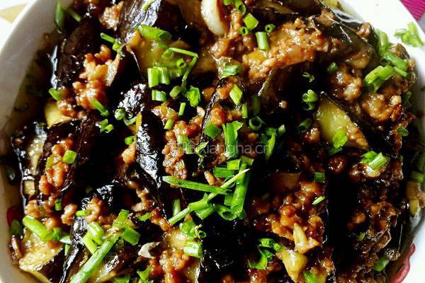 肉沫茄子的做法图解11
