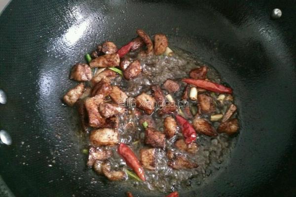 五花肉豆角焖面的做法图解4
