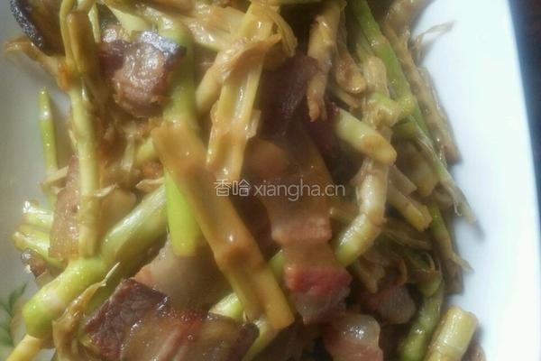 小鲜笋炒腊肉
