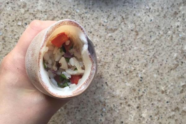 西梅熏肉酿鱿鱼筒的做法图解6