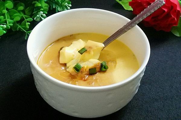虾米蒸蛋的做法图解13