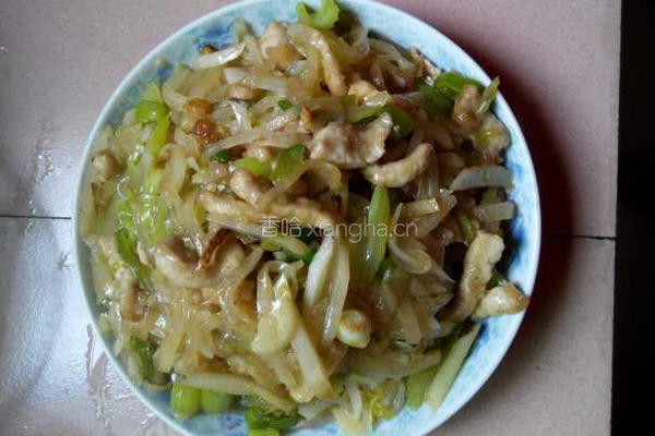 白萝卜炒肉丝的做法图解13