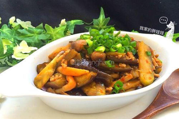 蟹味菇肉末茄条的做法图解10