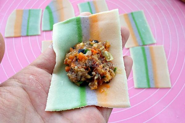 彩虹馄饨的做法图解13